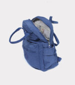 mochila genesis azul impermeable satinada
