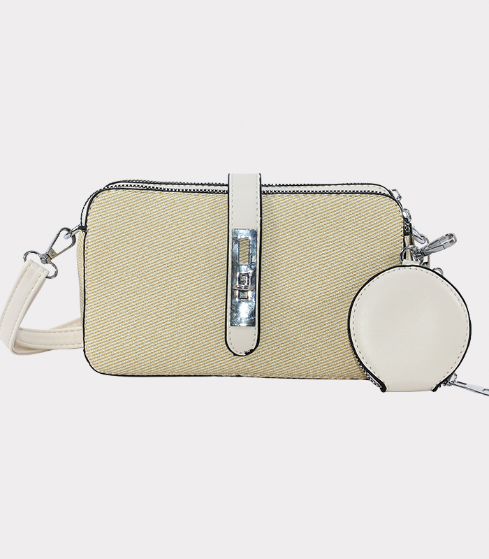 morrales crossbody bimaterial para revender gamarra